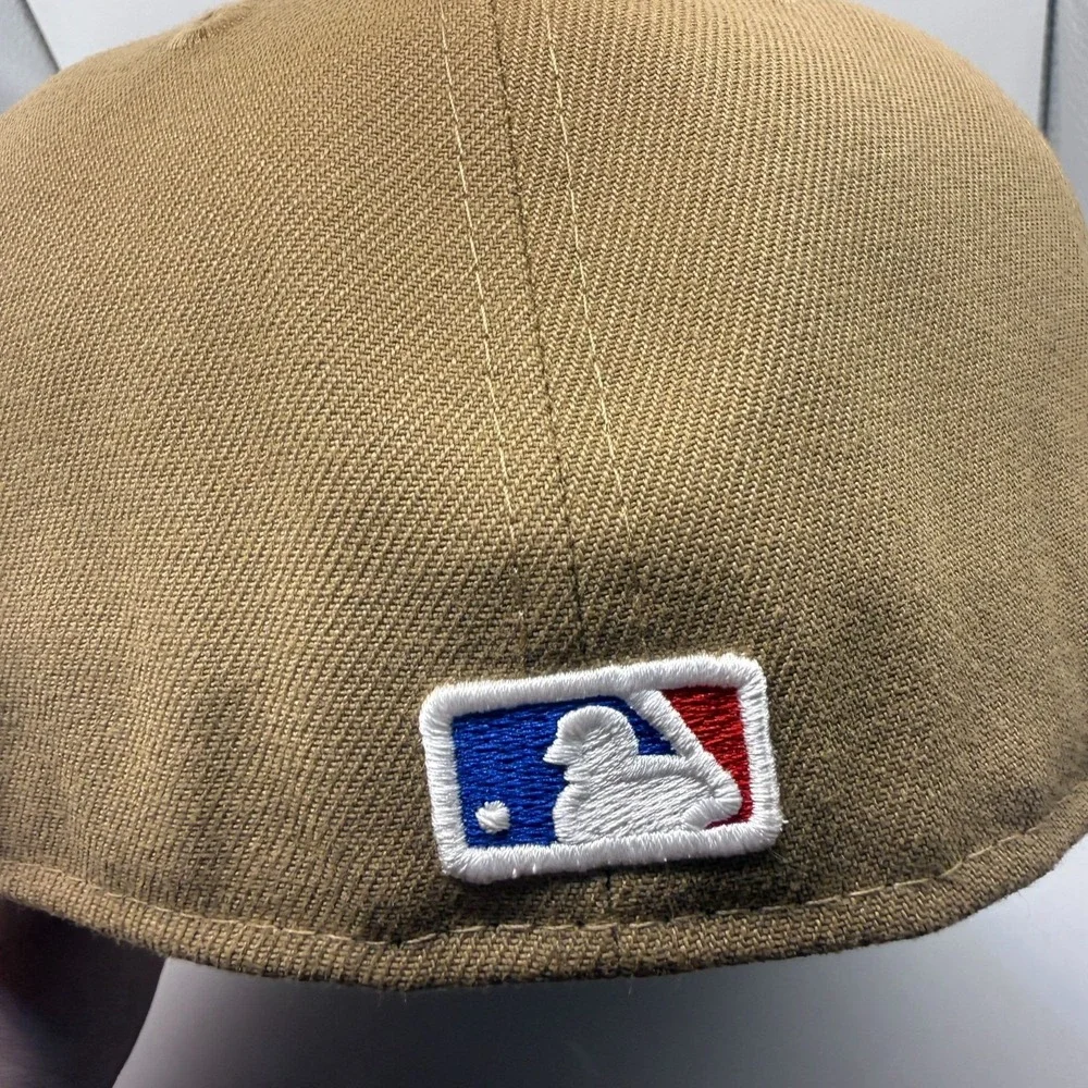 New Era 59FIFTY Chicago Cubs Brown/Blue MLB‎ Fitted Hat Size 7